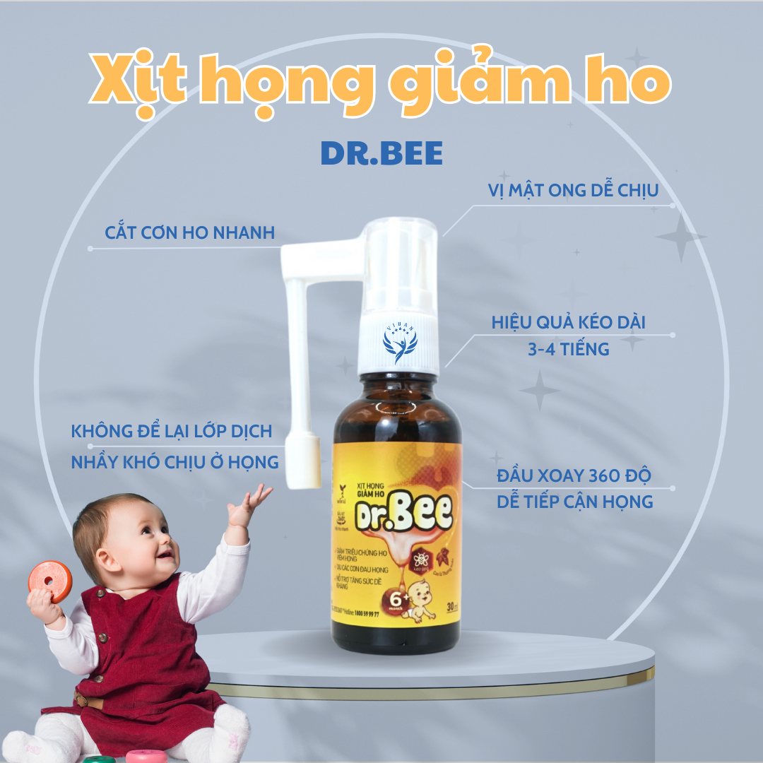 Drbee xịt họng giảm ho