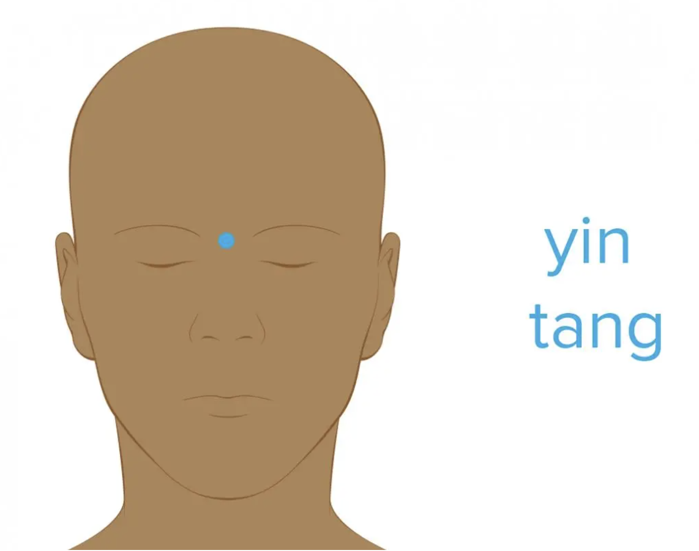 Huyệt Yin Tang giúp ngủ ngon hơn