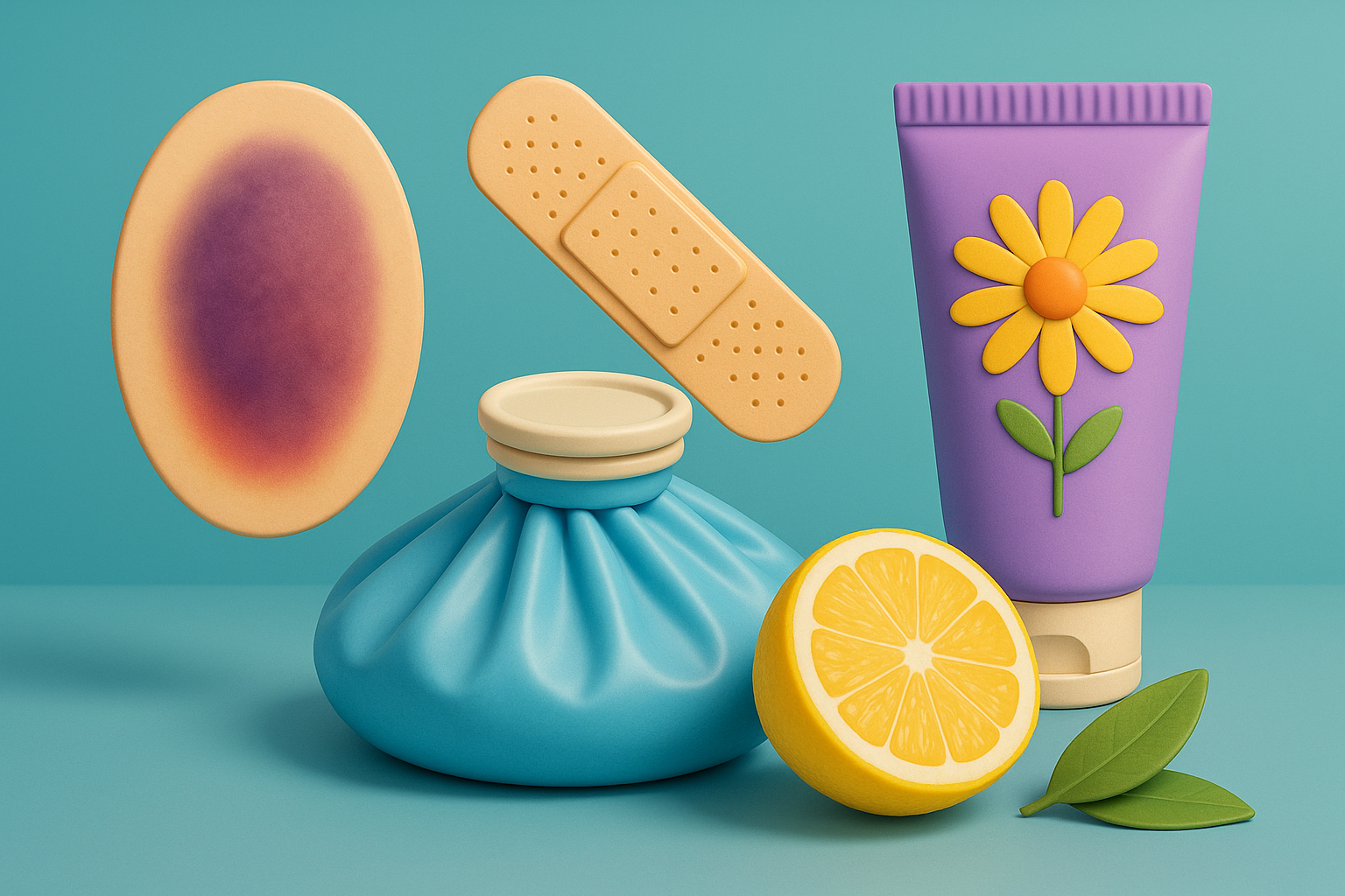 chườm đá sau va chạm để giảm bầm tím