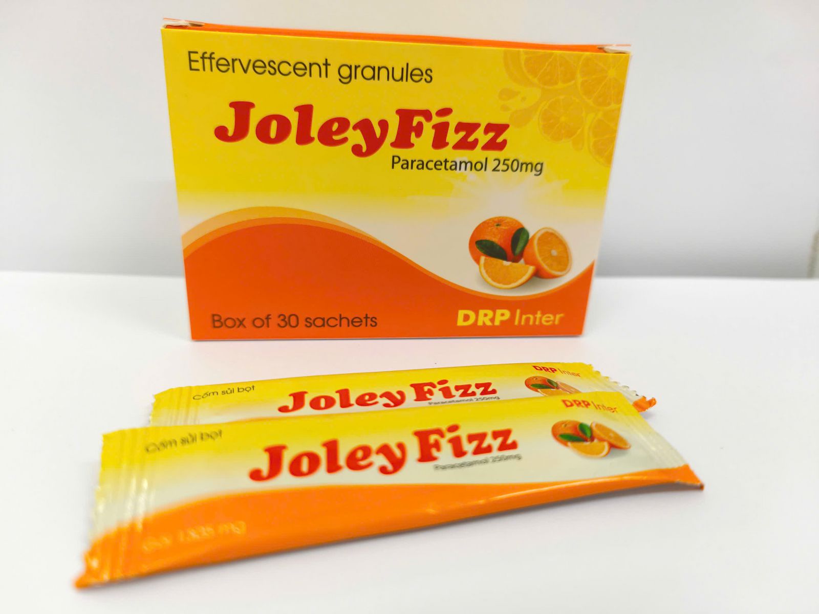 Joleyfizz 250mg giúp giảm đau, hạ sốt từ nhẹ đến vừa