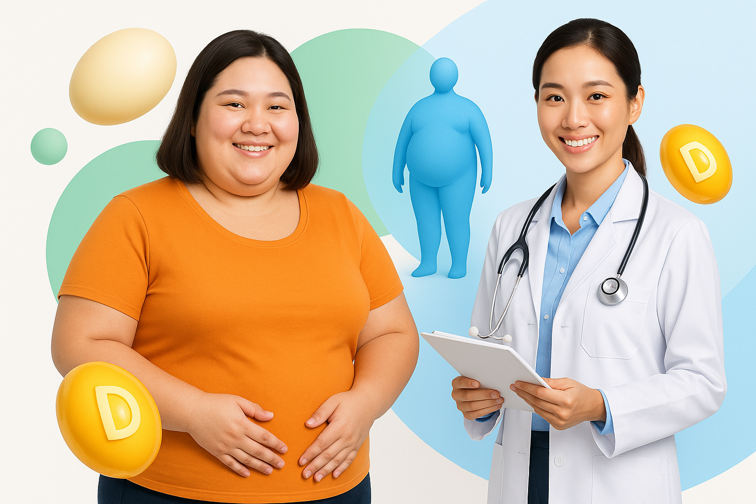 Người béo phì cần bổ sung Vitamin D cao gấp 2-3 lần người bình thường