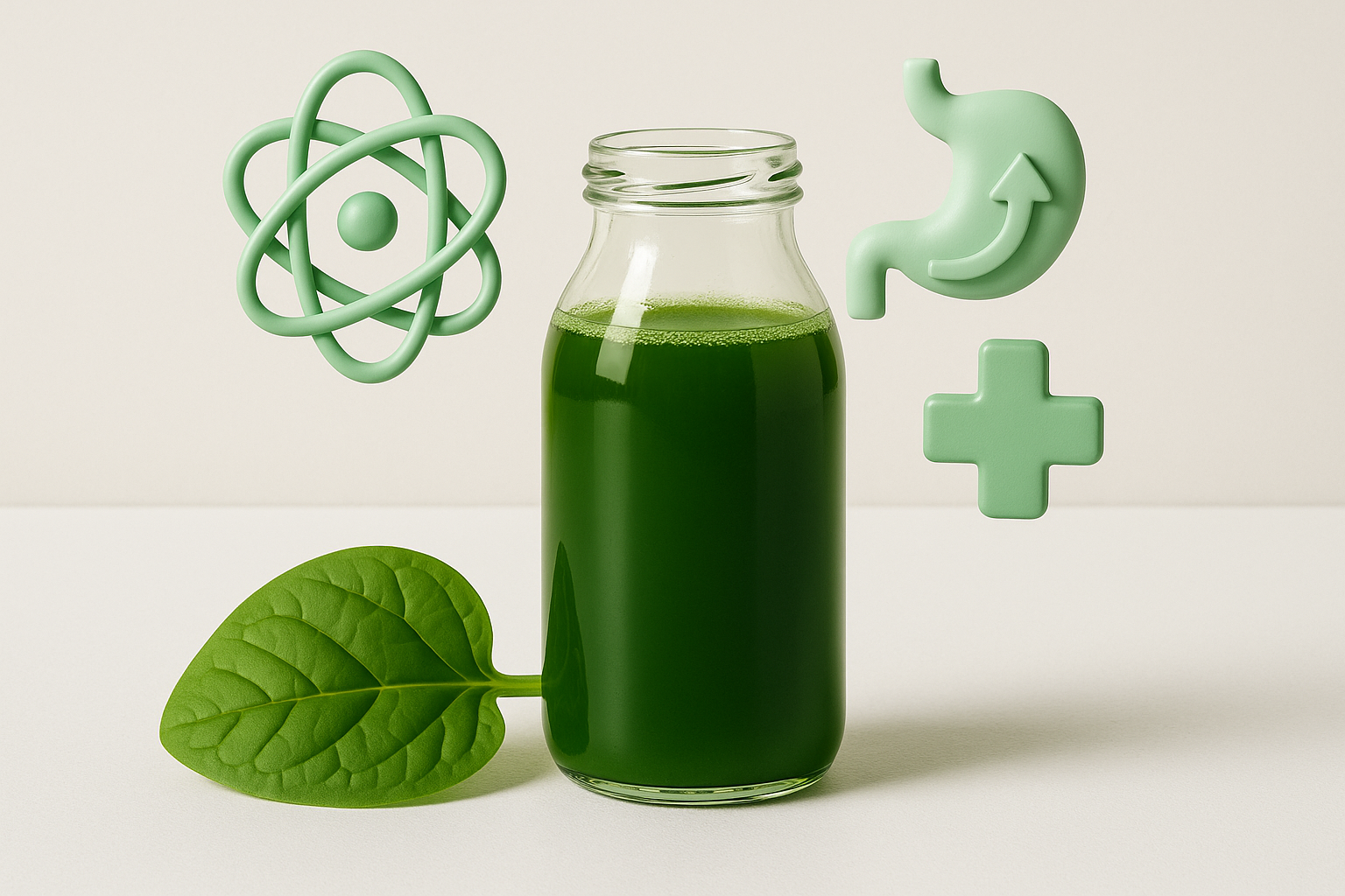 Các loại rau xanh đậm là nguồn cung cấp diệp lục tự nhiên