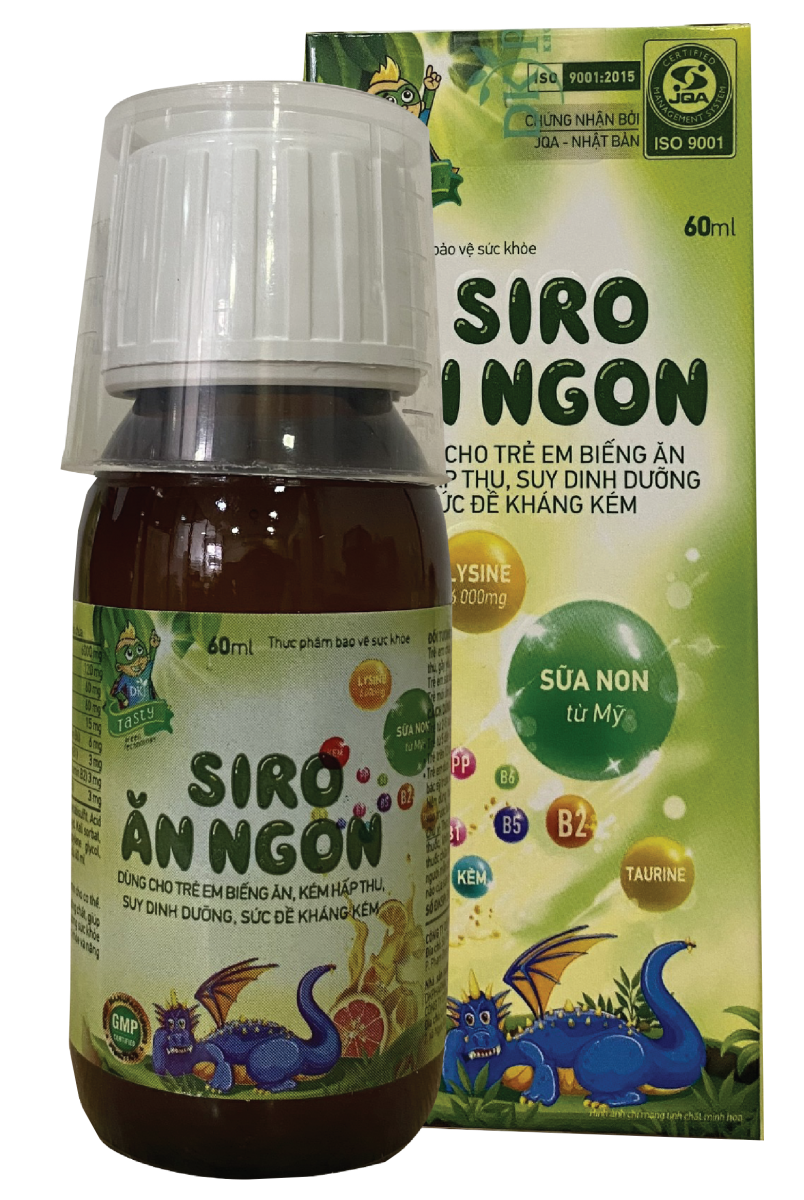 Siro ăn ngon tạo cảm giác ngon miệng cho bé