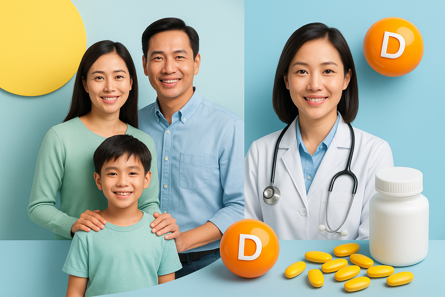 Tham khảo ý kiến bác sĩ về liều lượng vitamin D Tham khảo ý kiến bác sĩ về liều lượng vitamin D