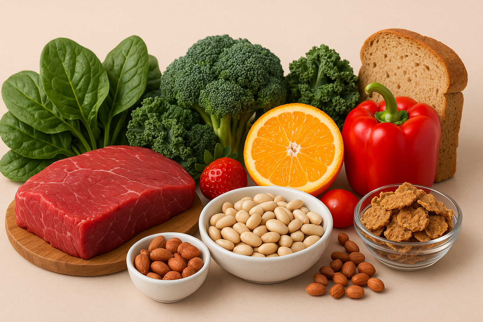 thực phẩm chứa sắt