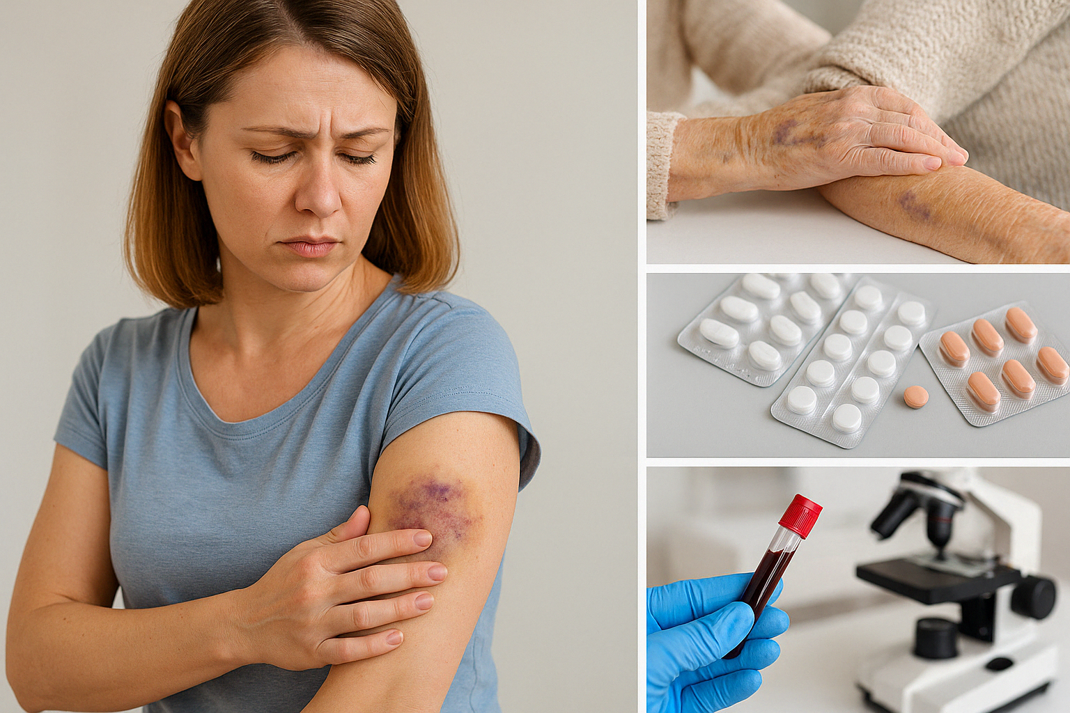 ai dễ bị bầm tím